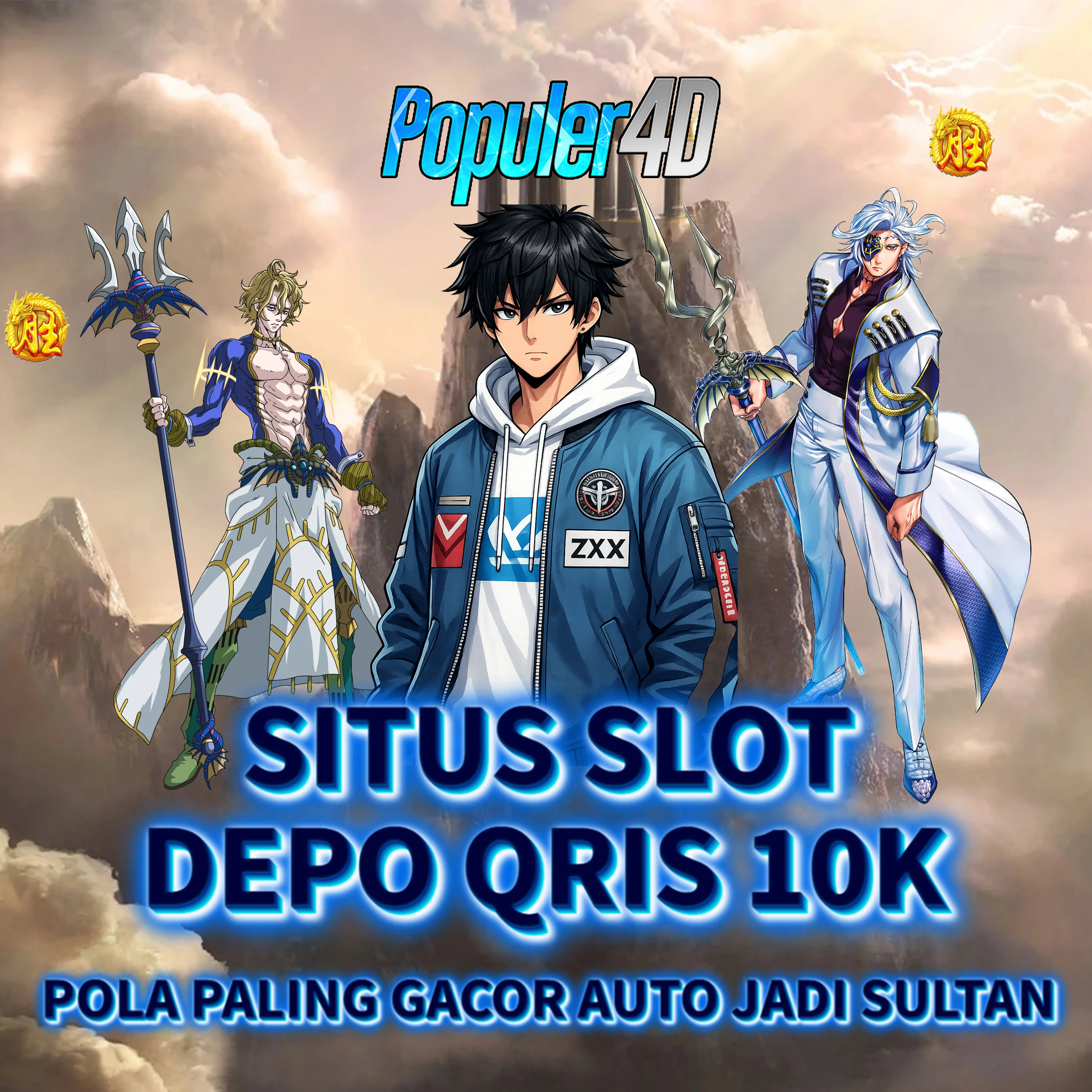 POPULER4D : Admin 4D Depo 20k PG Soft Instan Pakai Auto Qris Set of 9